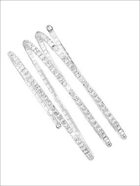 Rhinestone Multilayer Arm Cuff Bracelet Crystal Party Wedding Jewelry